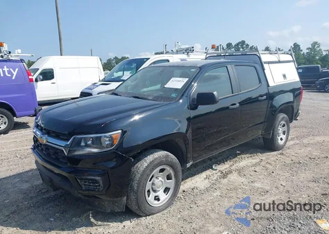 2021 Chevrolet Colorado 4Wd Short Box Wt from USA, damaged, VIN 1GCGTBEN8M1293135